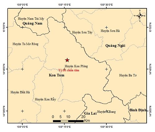 ''Hiện tượng lạ'' Kon Tum lại xảy ra 9 trận động đất trong hôm nay (31/7)- Ảnh 1.