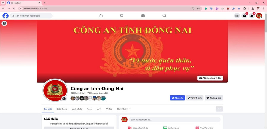 Công an tỉnh Đồng Nai tiếp nhận thông tin tố giác tội phạm qua Fanpage- Ảnh 1.