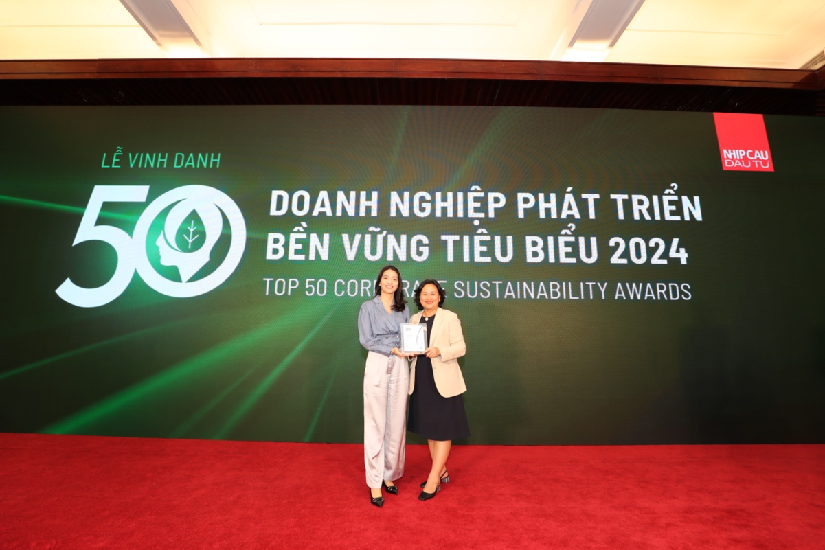 Mondelez Kinh Đô được vinh danh Top 50 doanh nghiệp phát triển bền vững 2024- Ảnh 1.