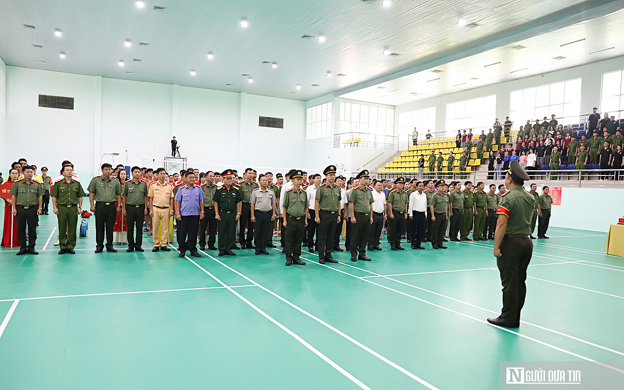 Khai mạc Giải bóng chuyền nam Công an tỉnh Đồng Nai- Ảnh 1.