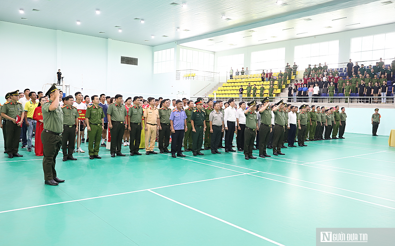 Khai mạc Giải bóng chuyền nam Công an tỉnh Đồng Nai- Ảnh 4.