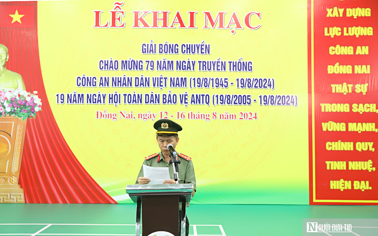 Khai mạc Giải bóng chuyền nam Công an tỉnh Đồng Nai- Ảnh 6.