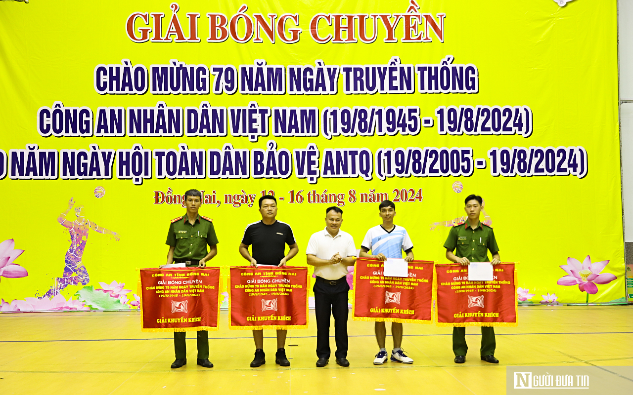 Bế mạc giải bóng chuyền nam Công an tỉnh Đồng Nai năm 2024- Ảnh 21.