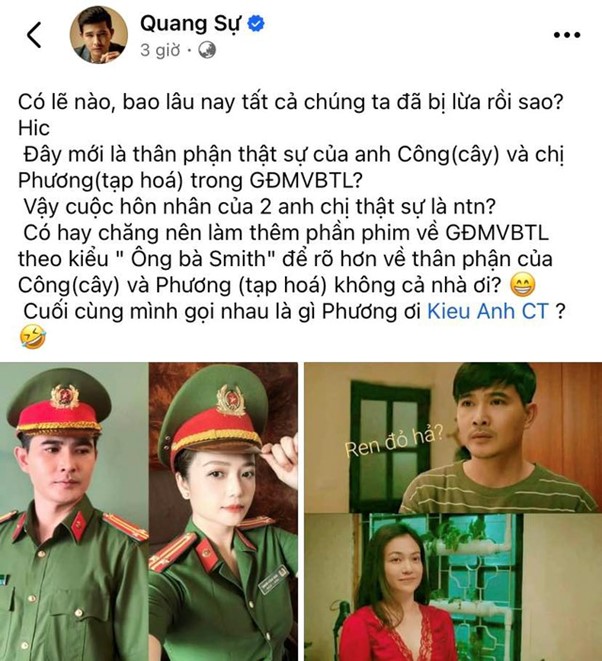 "Mật lệnh hoa sữa": NSƯT Kiều Anh bất ngờ gây sốt khi đăng ảnh mặc quân phục- Ảnh 3.