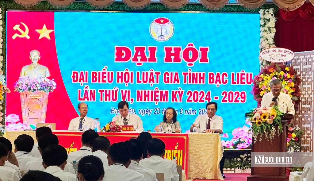 Đại hội đại biểu Hội Luật gia tỉnh Bạc Liêu nhiệm kỳ 2024 - 2029- Ảnh 1.