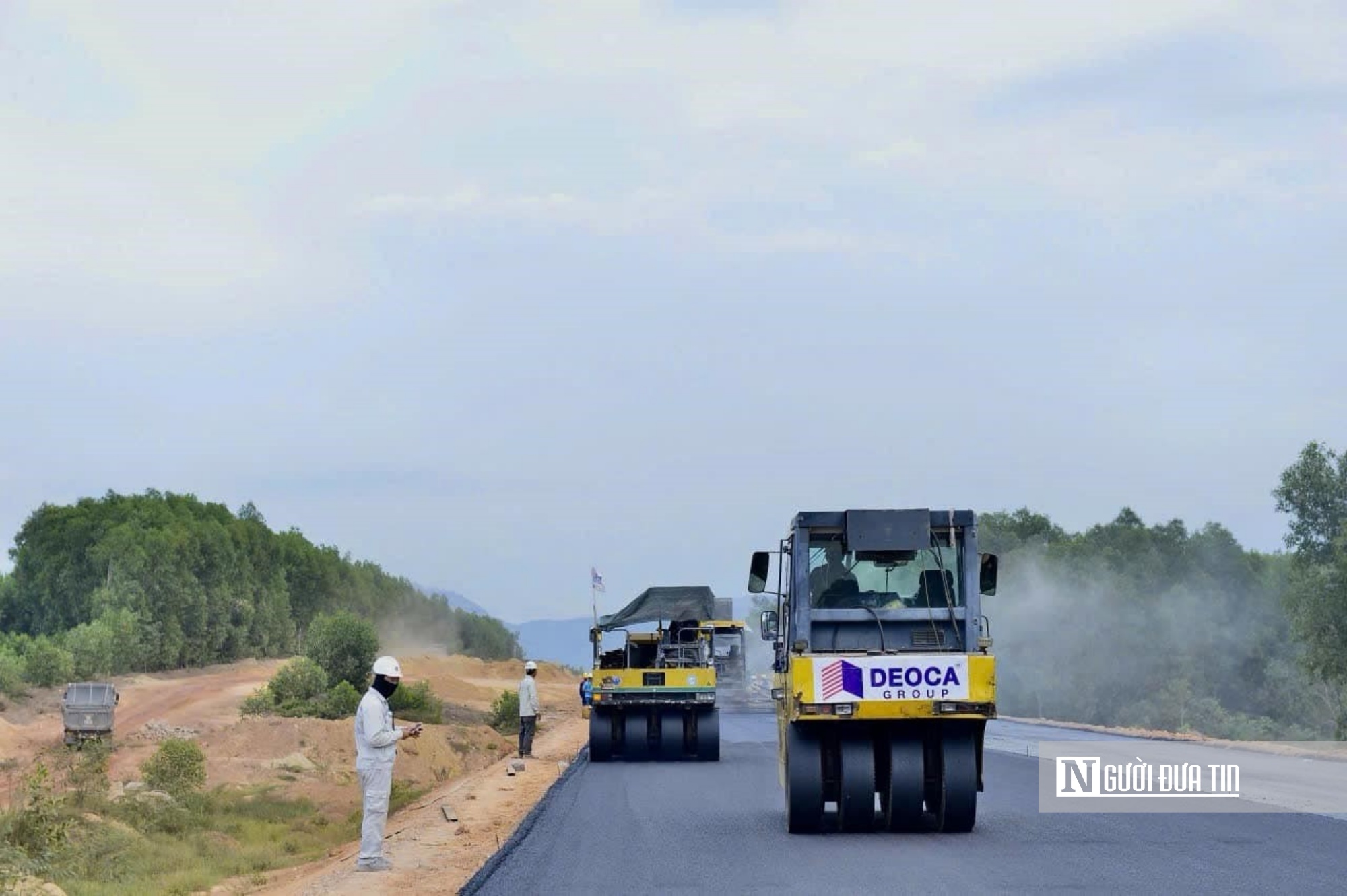 Dự án cao tốc Quảng Ngãi - Hoài Nhơn dài 88km, tổng vốn đầu tư 20.000 tỷ đồng, là dự án thành phần lớn nhất trong 12 dự án thành phần của cao tốc Bắc - Nam. Ảnh: Long Thành