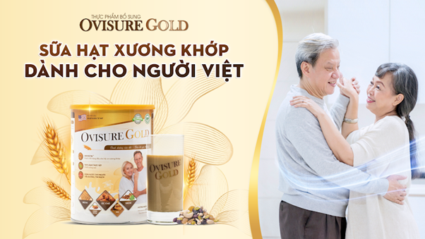 Sữa hạt Ovisure Gold - Bộ ba hoạt chất quý cho xương khớp khỏe mạnh- Ảnh 1.