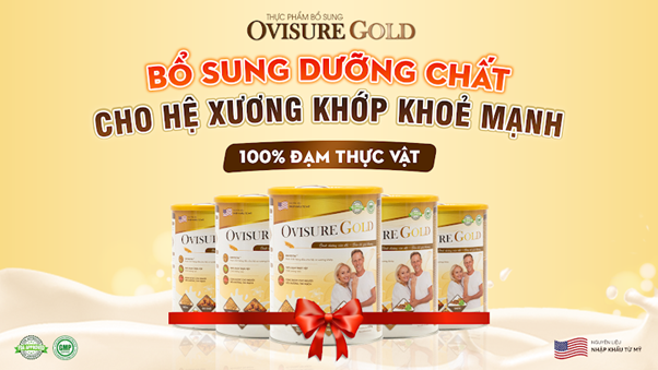 Sữa hạt Ovisure Gold - Bộ ba hoạt chất quý cho xương khớp khỏe mạnh- Ảnh 2.