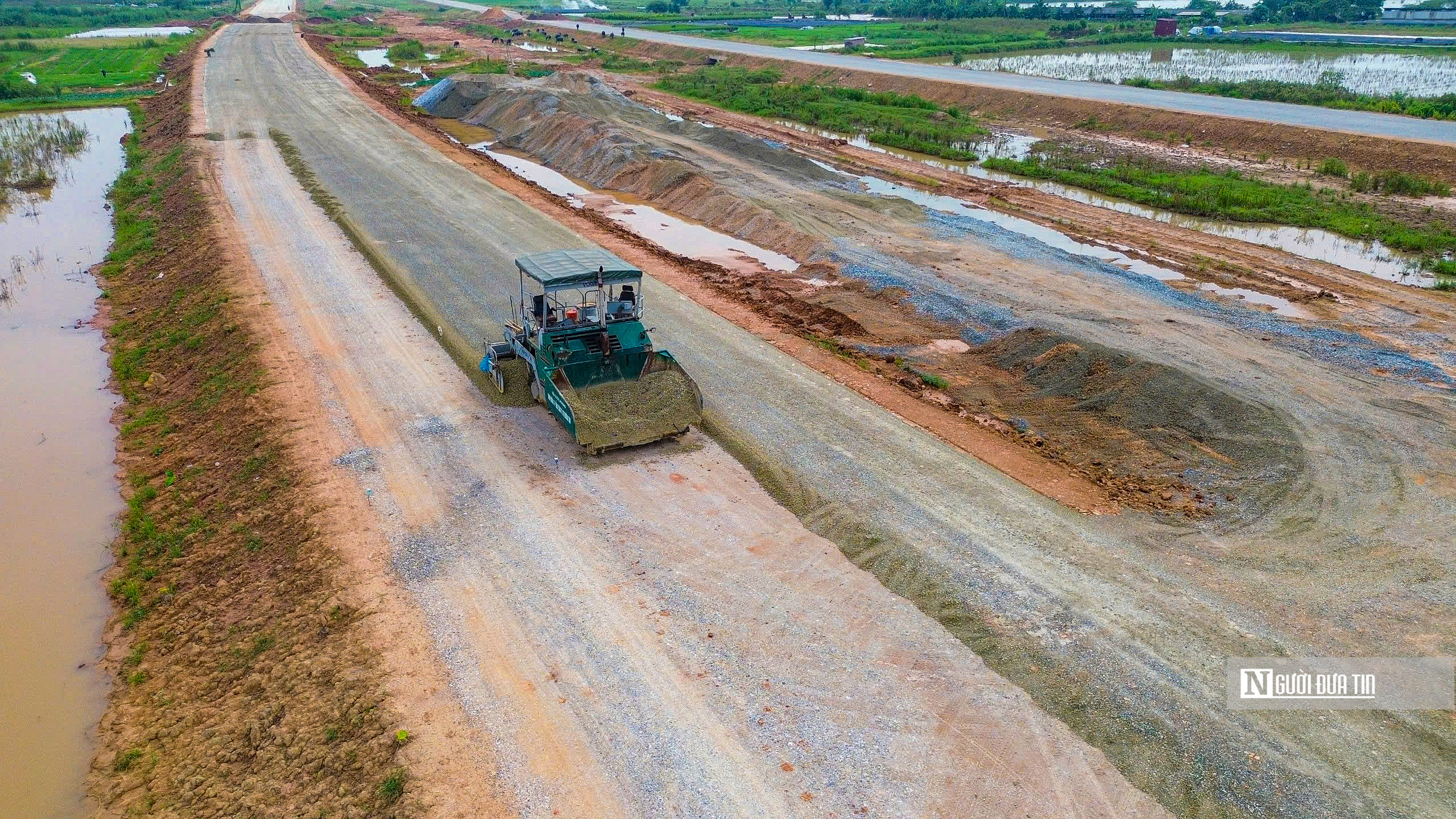 Hình hài tuyến đường Vành đai 4 - vùng Thủ đô sau 1 năm thi công- Ảnh 6.