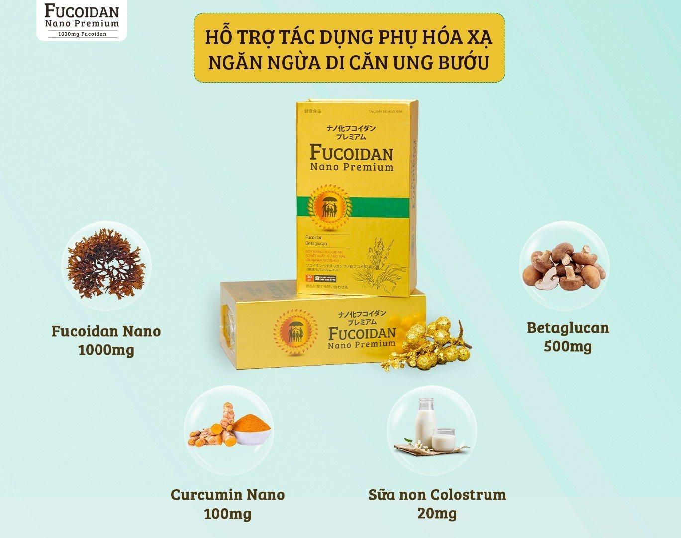 Fucoidan Nano Premium - hiệu quả vượt trội cho người bệnh ung bướu với Fucoidan Nano 1000mg- Ảnh 2.