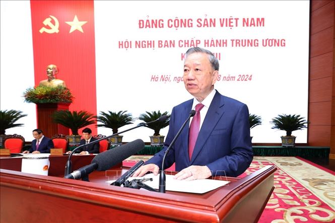 Đồng chí Tô Lâm được bầu giữ chức Tổng Bí thư Ban Chấp hành Trung ương Đảng Cộng sản Việt Nam- Ảnh 2.