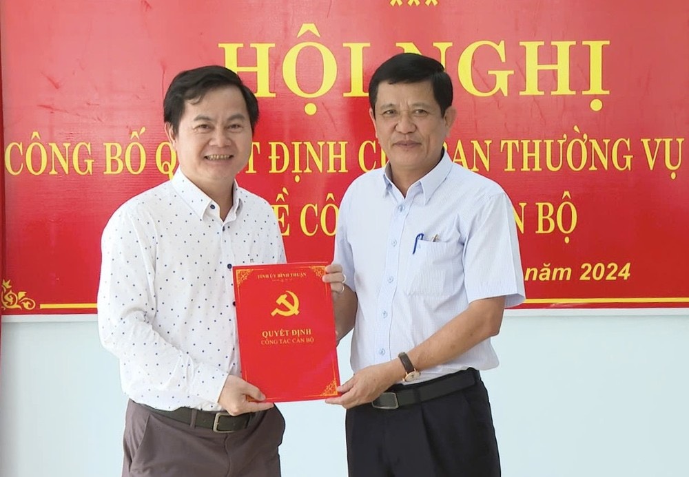 Phó Giám đốc Đài PT-TH làm Phó Chánh Văn phòng Tỉnh ủy Bình Thuận- Ảnh 1.