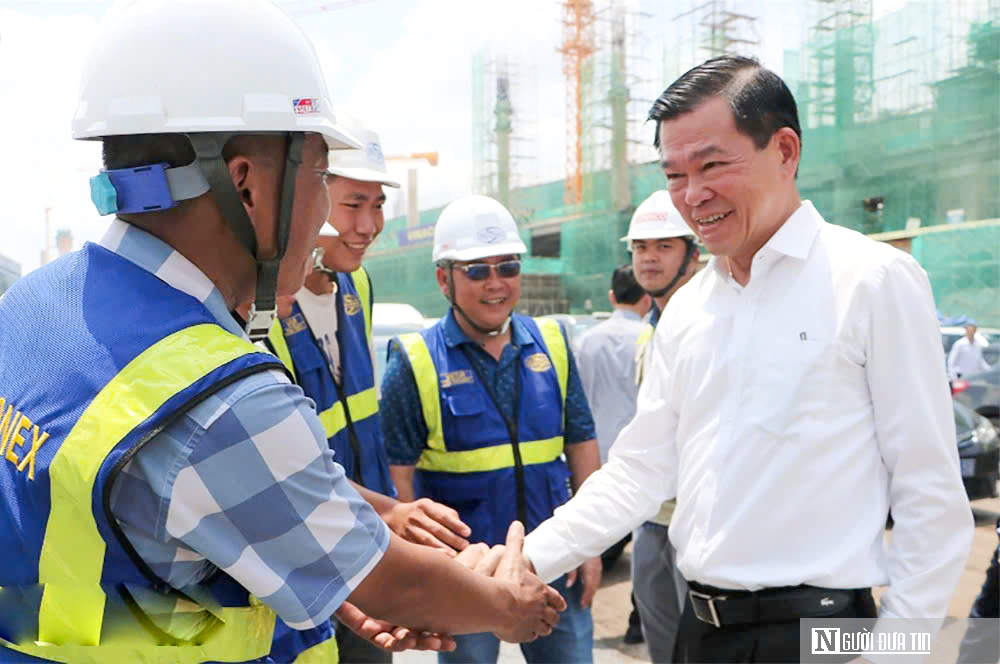 Chủ tịch Quốc hội Trần Thanh Mẫn kiểm tra tiến độ Dự án Sân bay Long Thành- Ảnh 2. Chủ tịch Quốc hội Trần Thanh Mẫn kiểm tra tiến độ Dự án Sân bay Long Thành- Ảnh 2.