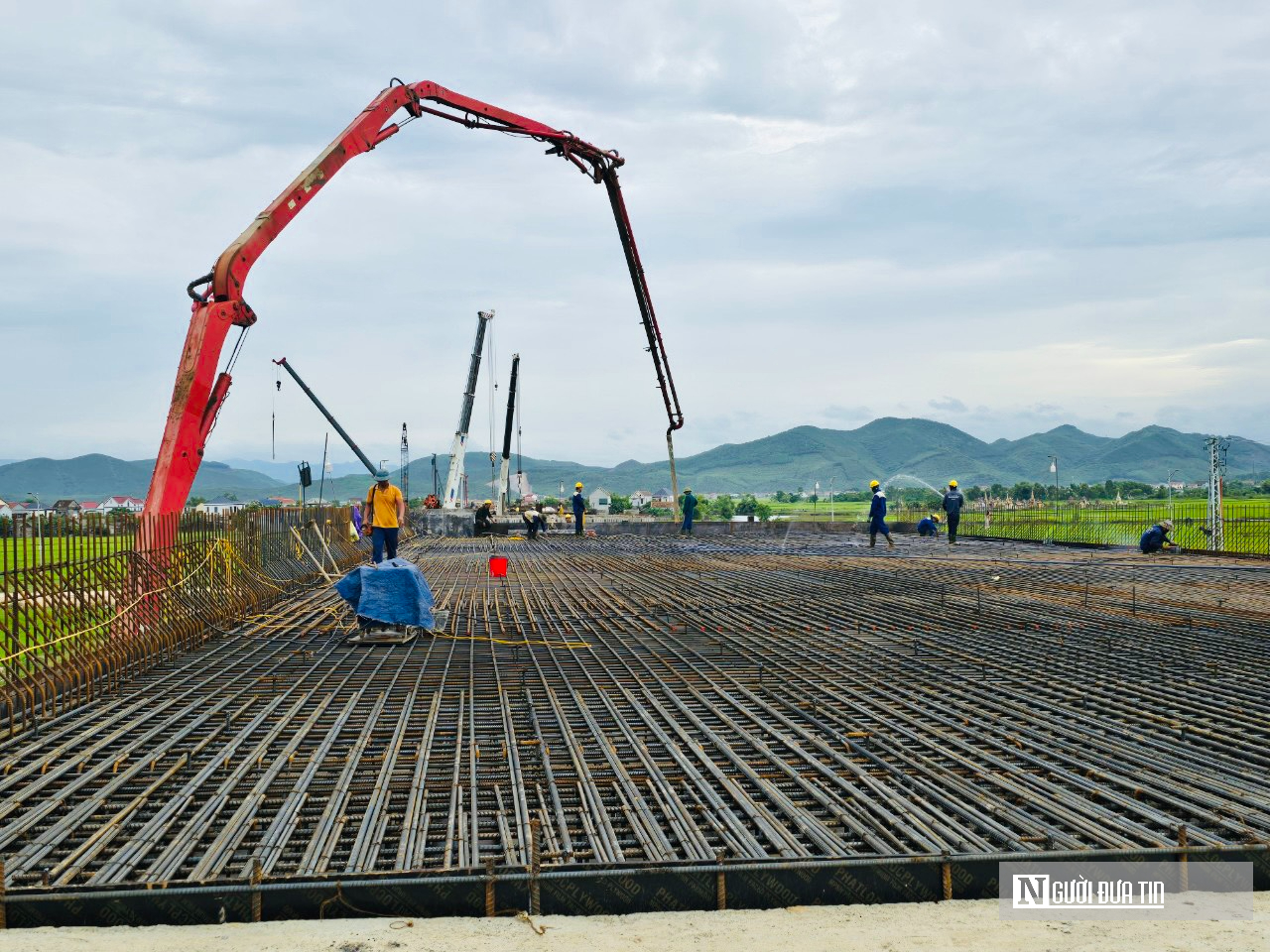 Cận cảnh công trình cầu dài nhất dự án cao tốc Bắc – Nam đoạn qua Quảng Bình- Ảnh 5. Cận cảnh công trình cầu dài nhất dự án cao tốc Bắc – Nam đoạn qua Quảng Bình- Ảnh 5.