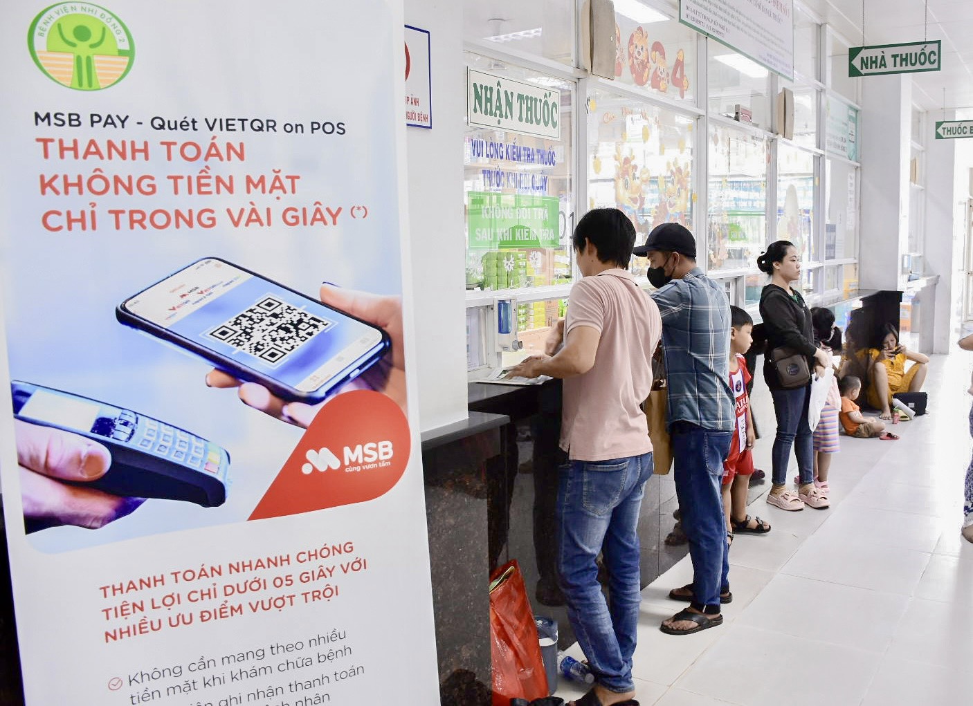MSB và Bệnh viện Nhi đồng 2 đẩy mạnh chuyển đổi số trong dịch vụ thu hộ chi phí khám chữa bệnh- Ảnh 1. MSB và Bệnh viện Nhi đồng 2 đẩy mạnh chuyển đổi số trong dịch vụ thu hộ chi phí khám chữa bệnh- Ảnh 1.