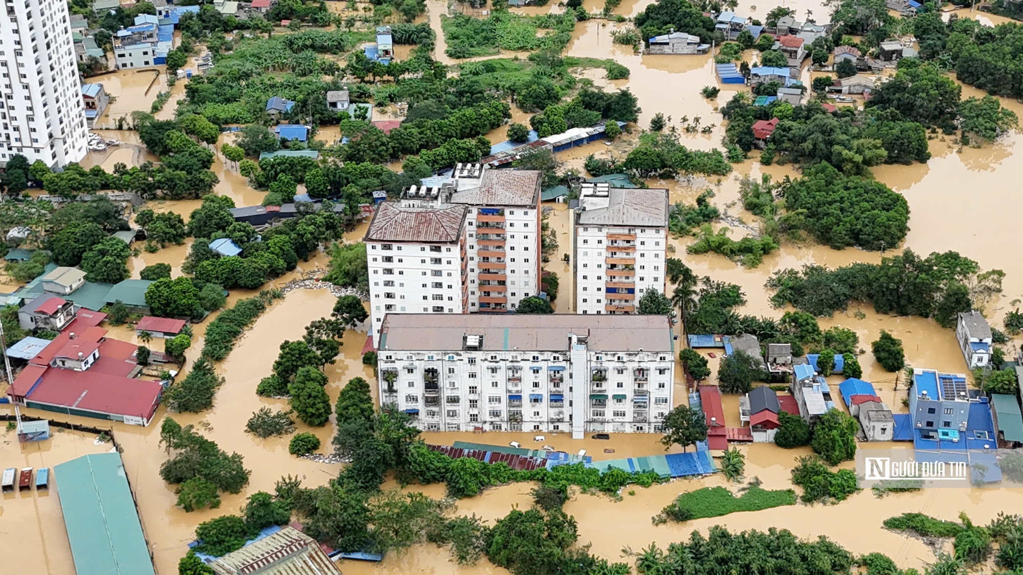 Toàn cảnh Thái Nguyên chìm trong biển nước- Ảnh 2.