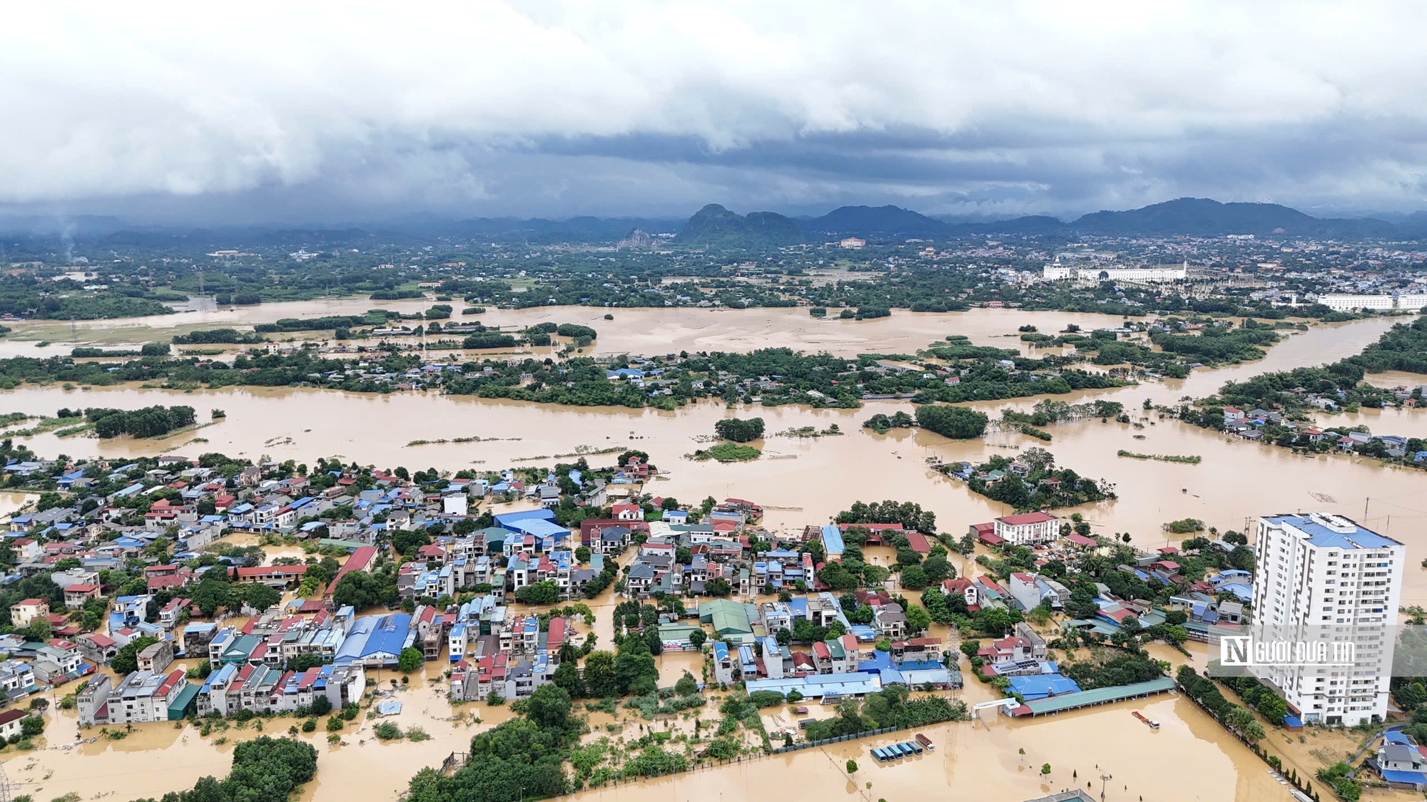 Toàn cảnh Thái Nguyên chìm trong biển nước- Ảnh 5.