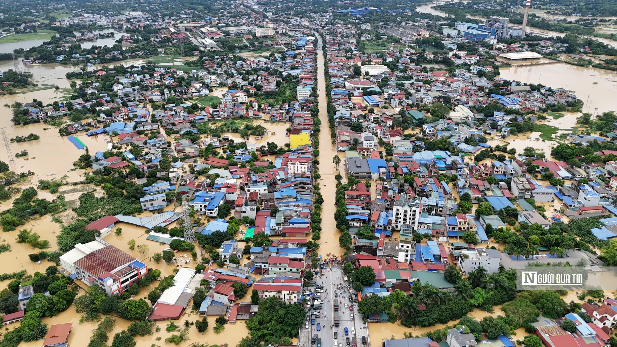 Toàn cảnh Thái Nguyên chìm trong biển nước- Ảnh 9.