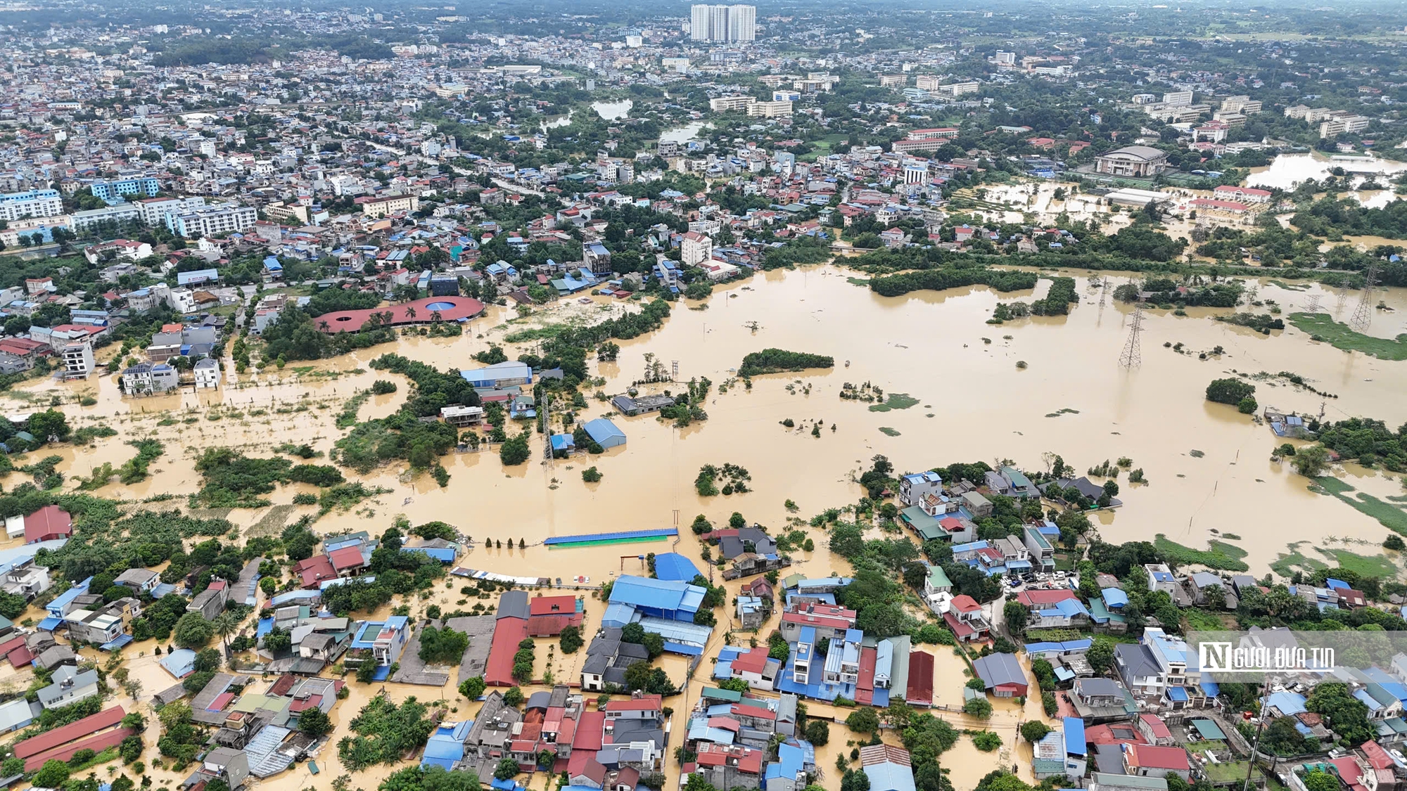 Toàn cảnh Thái Nguyên chìm trong biển nước- Ảnh 11.