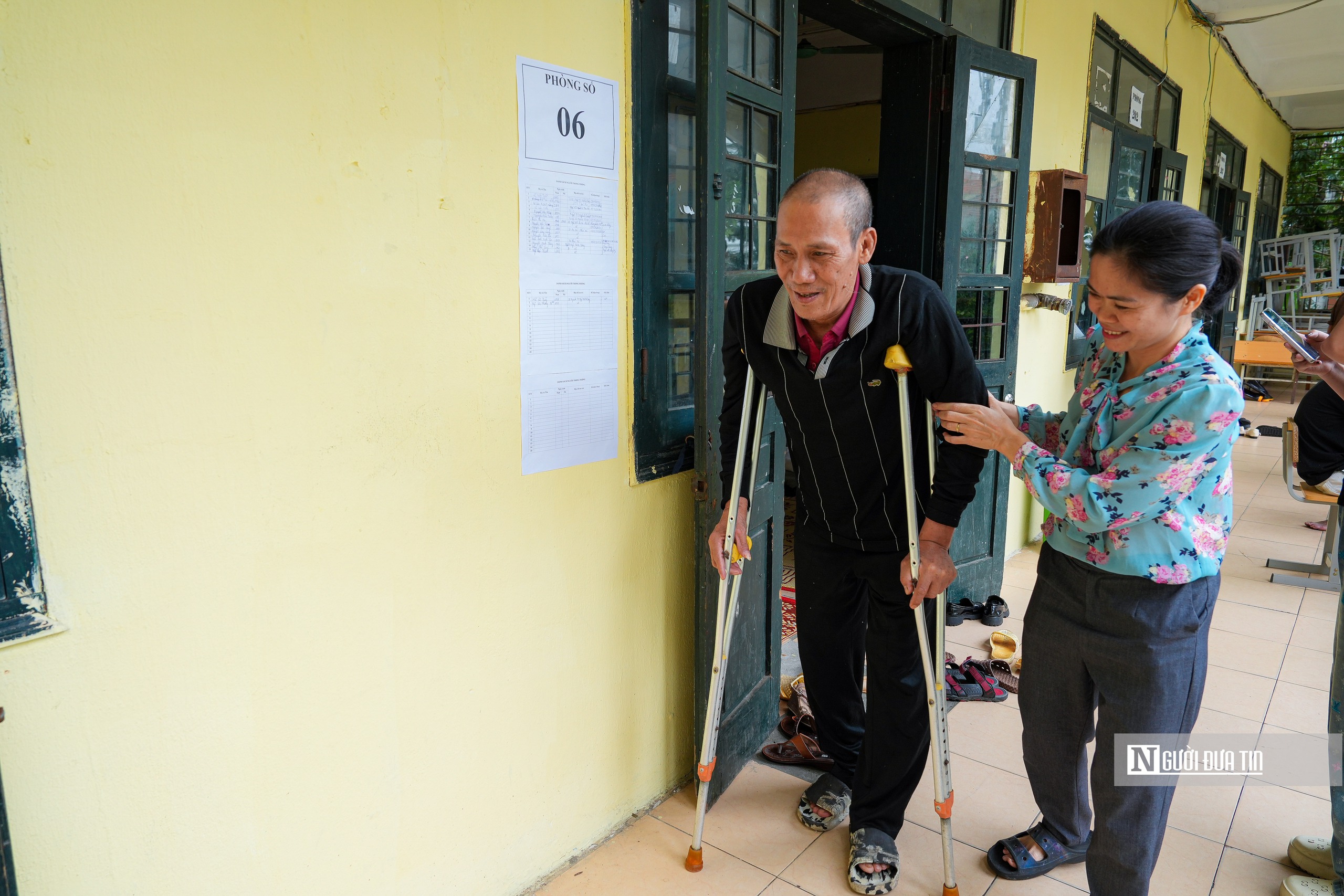 Cuộc sống tại nơi tạm tránh lũ của người dân Thủ đô- Ảnh 8.