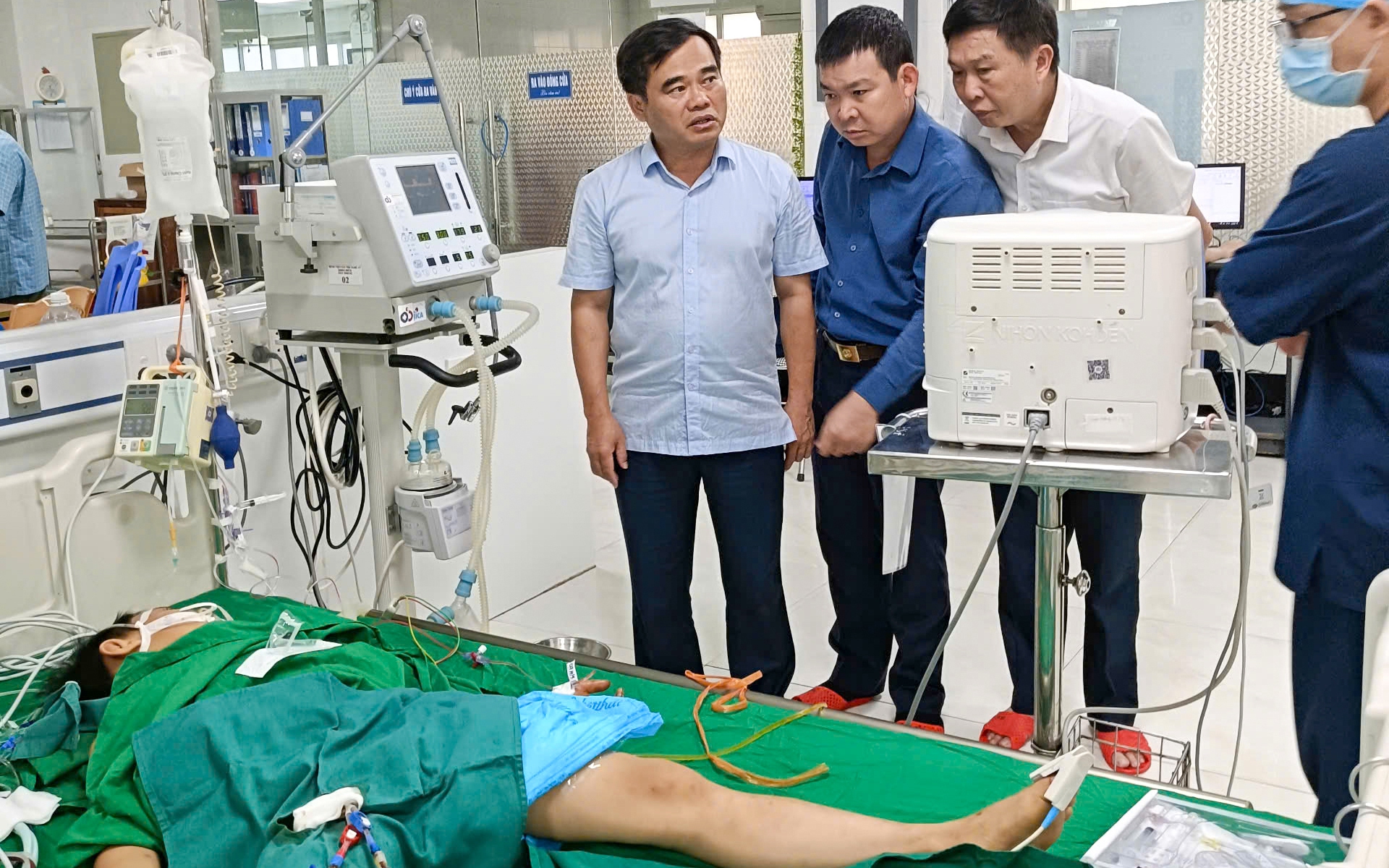 Đang đi chơi vui vẻ, 8 người bị ong vò vẽ đốt phải nhập viện - Ảnh 2.