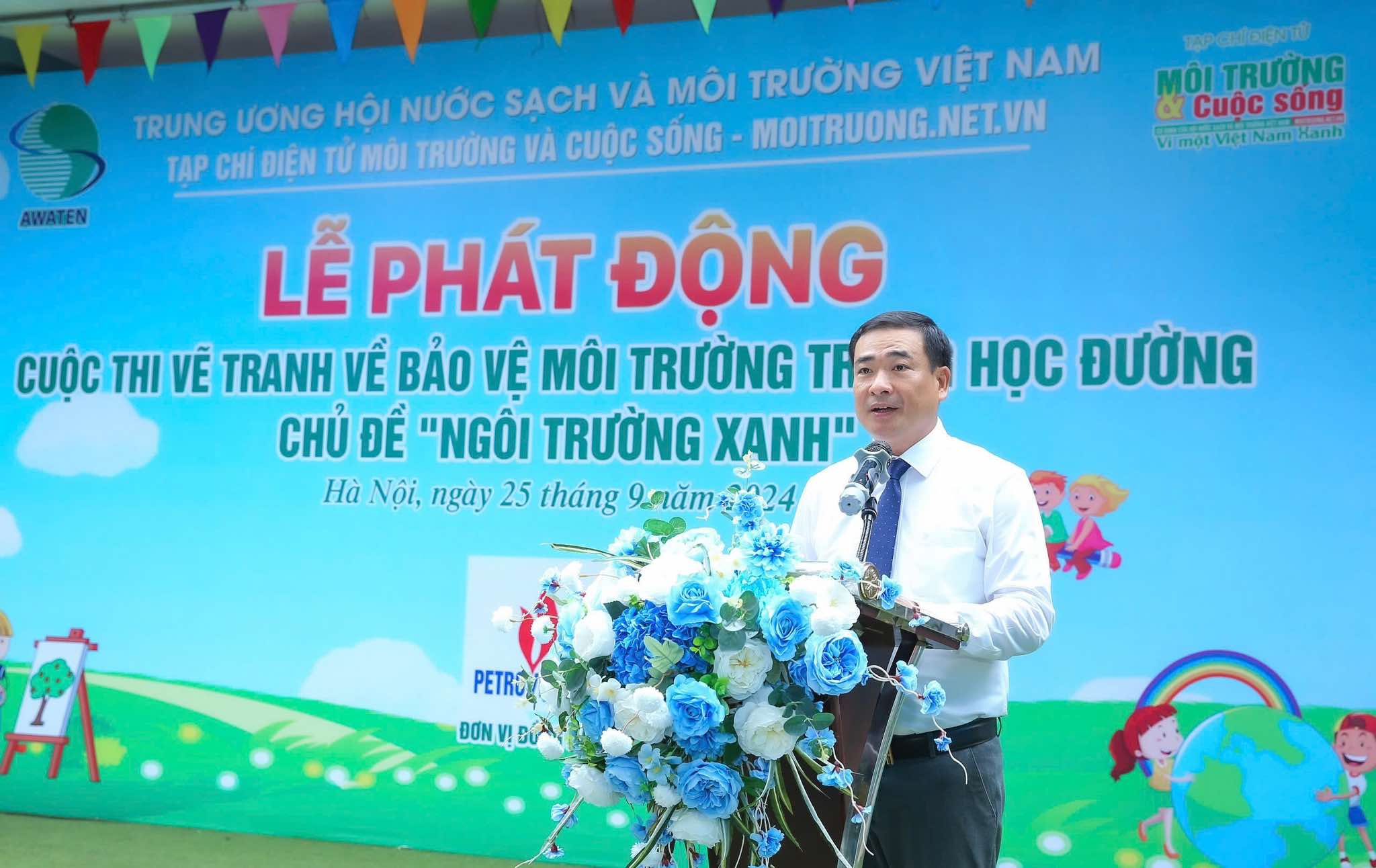Phát động Cuộc thi vẽ tranh về Bảo vệ môi trường trong học đường - Chủ đề "Ngôi trường xanh"- Ảnh 1. Phát động Cuộc thi vẽ tranh về Bảo vệ môi trường trong học đường - Chủ đề "Ngôi trường xanh"- Ảnh 1.