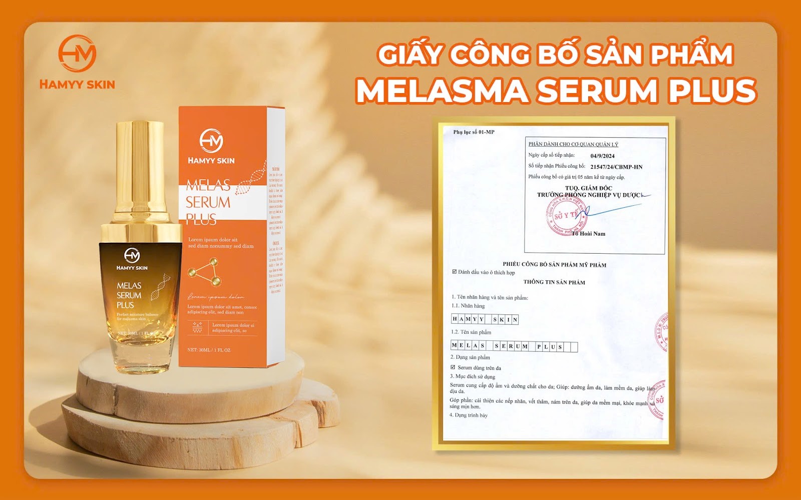 Công ty mỹ phẩm HAMYY SKIN công bố giấy chứng nhận gần 15 sản phẩm mỹ phẩm- Ảnh 3.