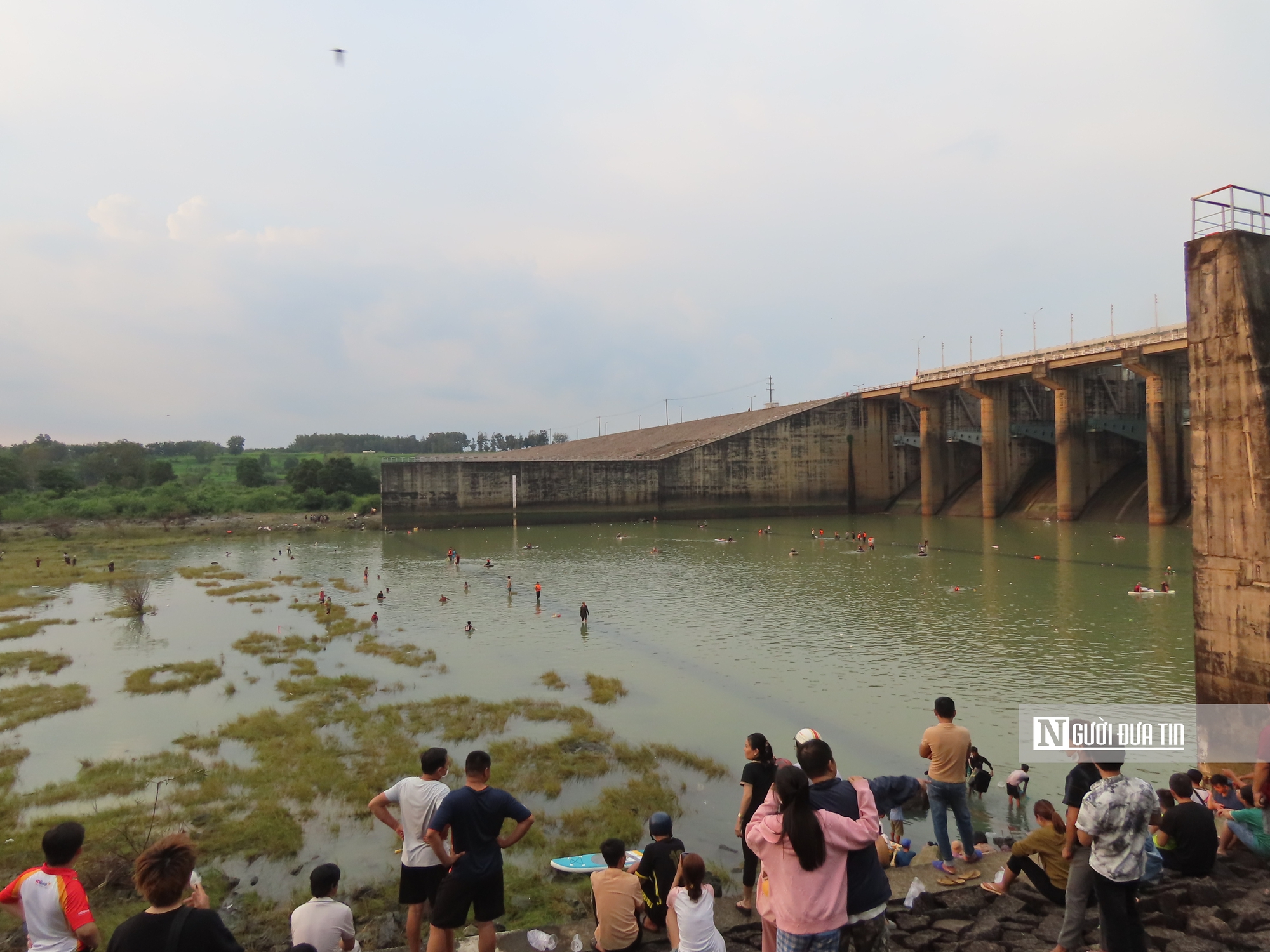 Săn "lộc trời" ở thuỷ điện Trị An- Ảnh 1.