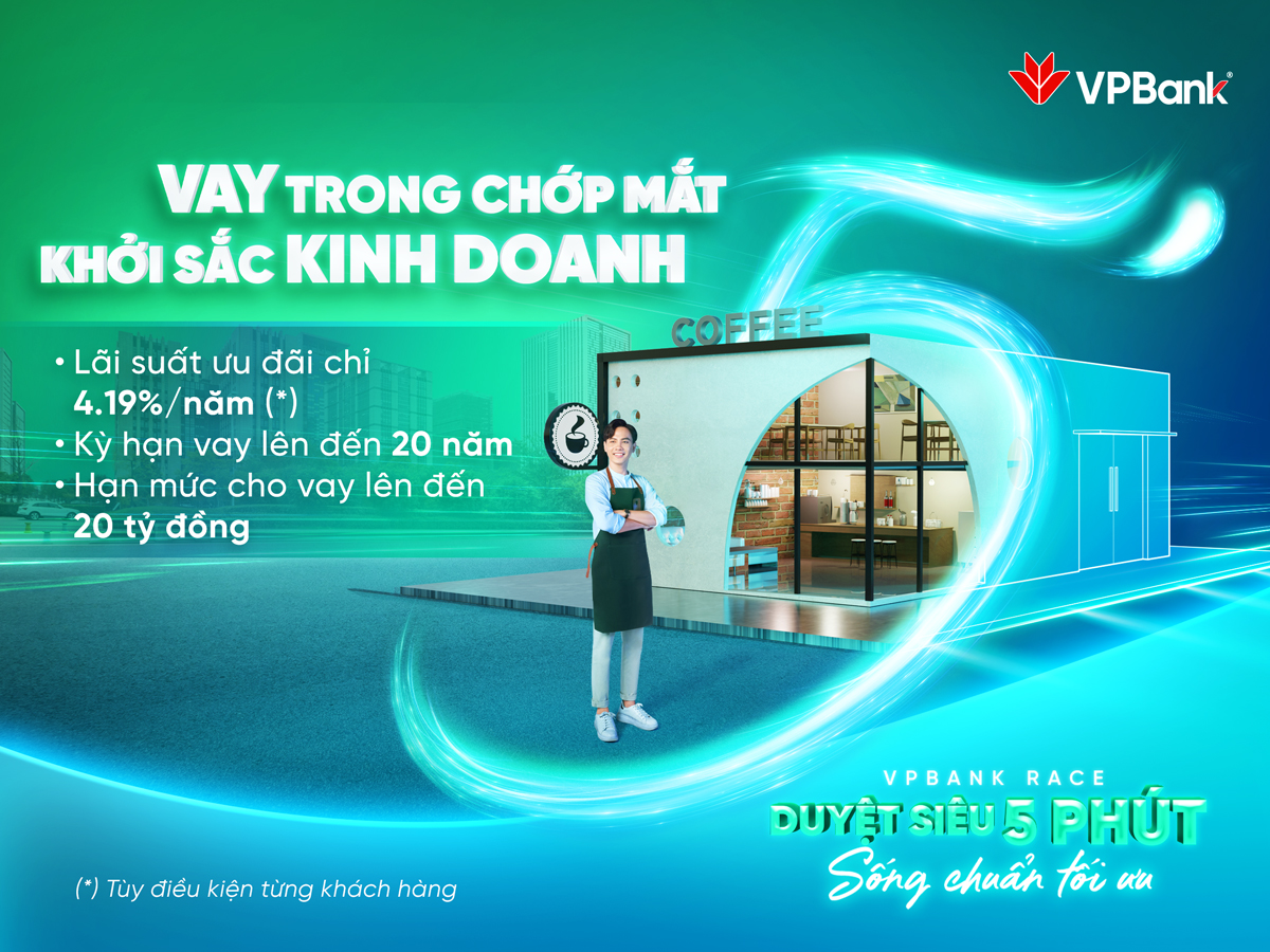 Vay sản xuất kinh doanh tại VPBank với lãi suất chỉ từ 4,19%- Ảnh 1.