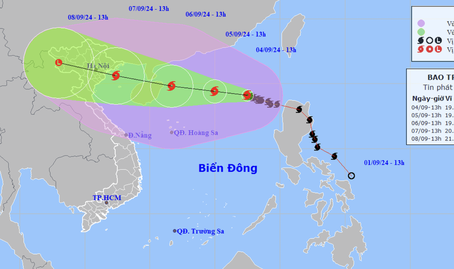 Chủ tịch Hà Nội ra công điện ứng phó với bão số 3- Ảnh 1.