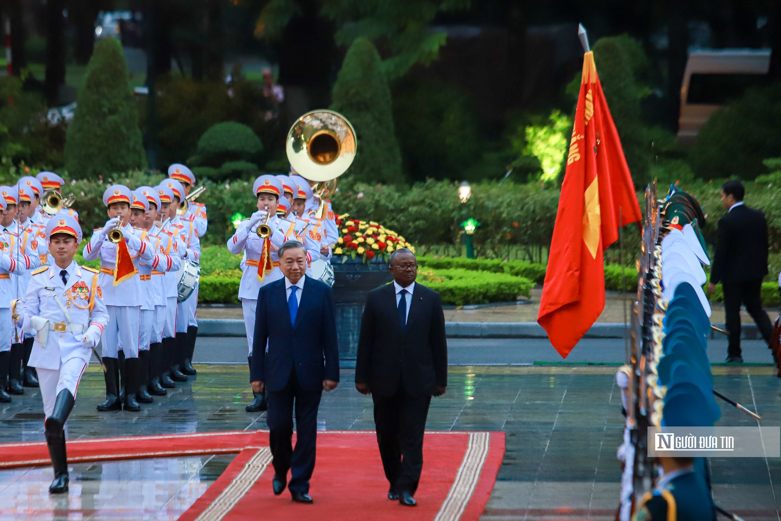 Tổng Bí thư, Chủ tịch nước Tô Lâm chủ trì lễ đón Tổng thống Cộng hòa Guinea-Bissau- Ảnh 6.