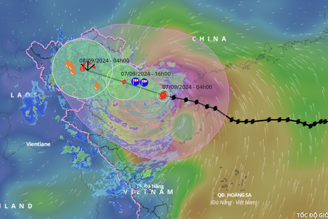 Bão số 3 sẽ đổ bộ đất liền với cường độ rất mạnh, cảnh báo thiên tai cấp độ 4- Ảnh 1.