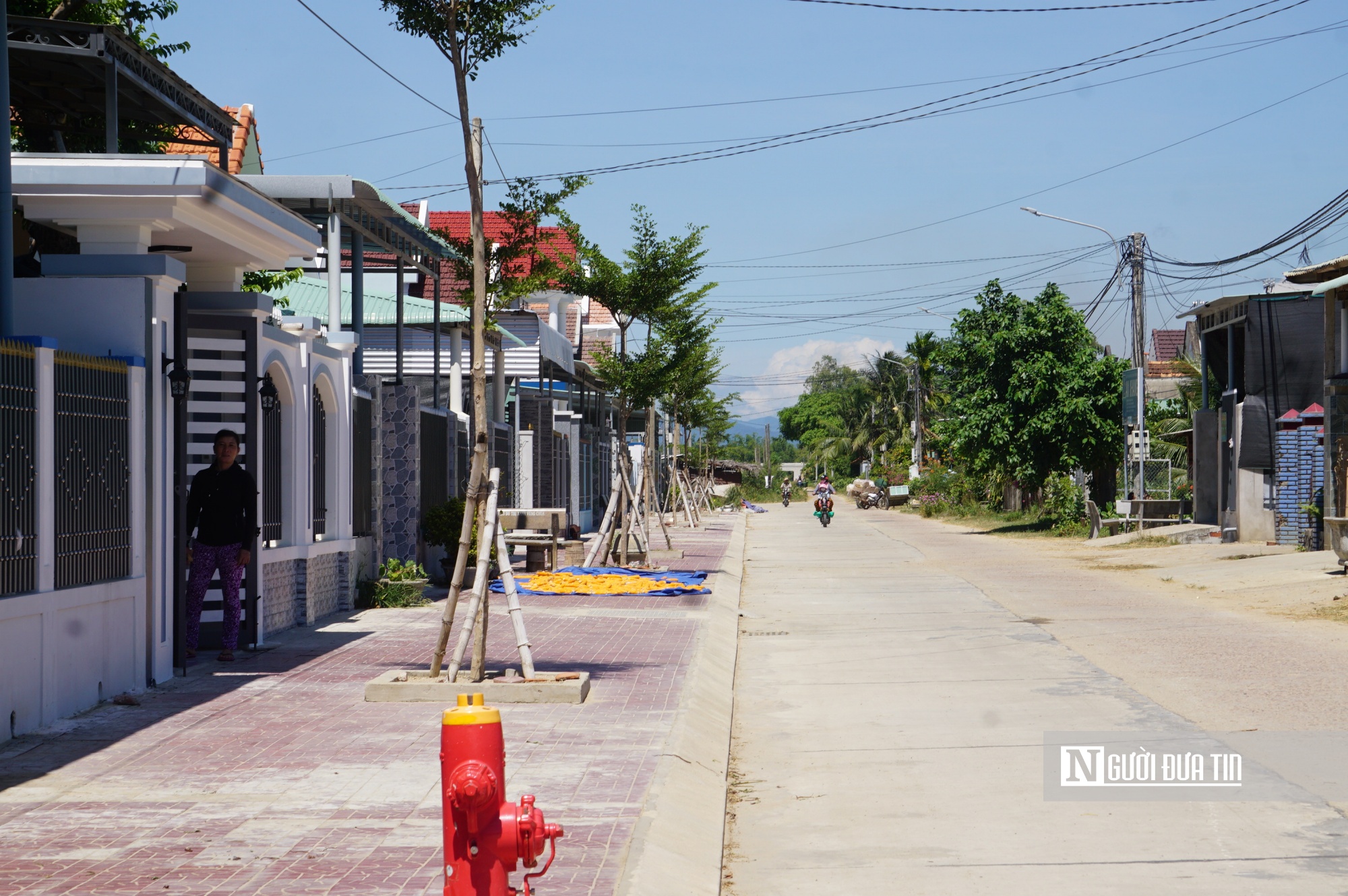 Những khu tái định cư khang trang của người dân Bình Định sau khi di dời nhường đất cho cao tốc. Ảnh: Thu Dịu Những khu tái định cư khang trang của người dân Bình Định sau khi di dời nhường đất cho cao tốc. Ảnh: Thu Dịu