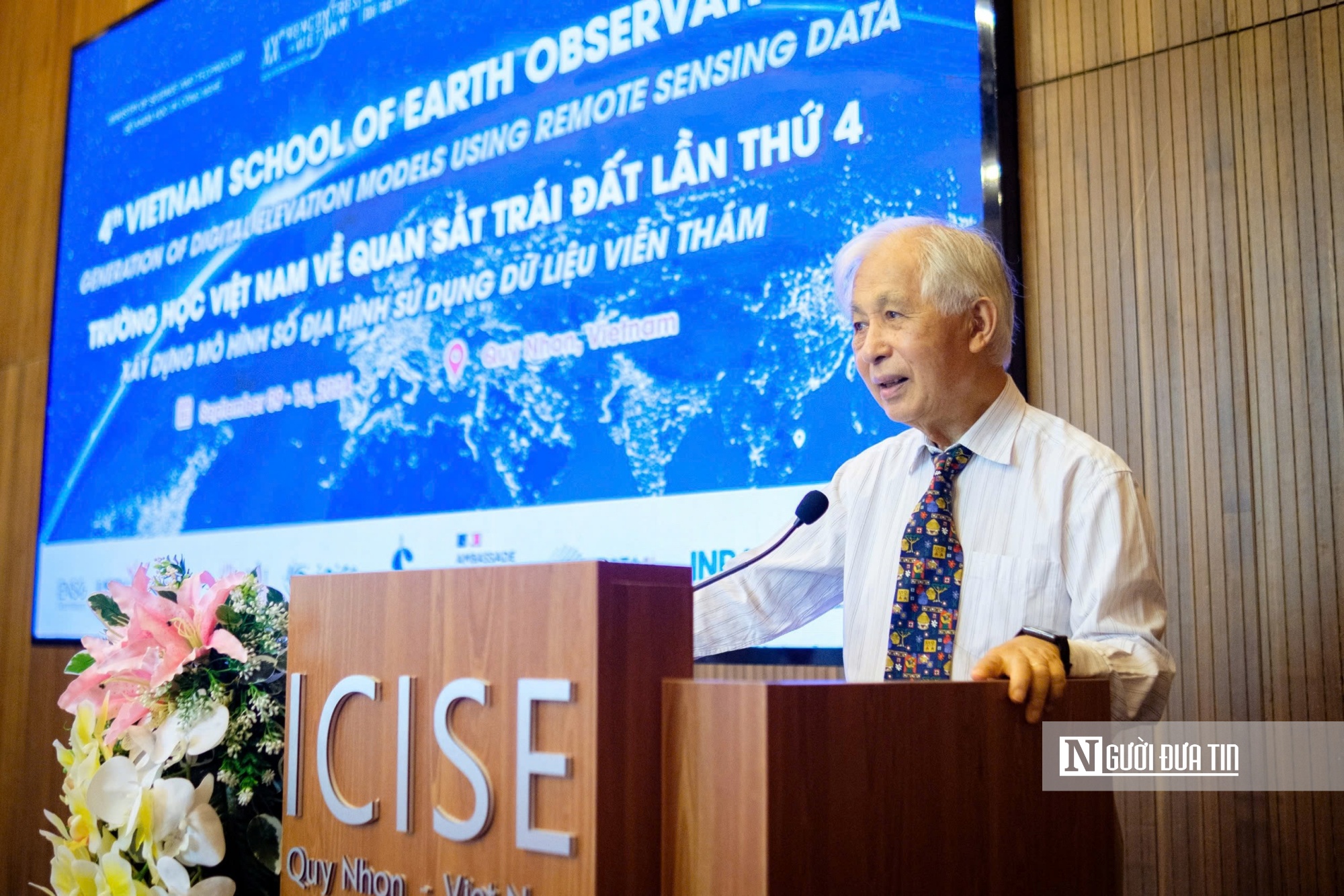 GS Trần Thanh Vân - Chủ tịch Hội Khoa học Gặp gỡ Việt Nam, Giám đốc Trung tâm ICISE. Ảnh: ICISE