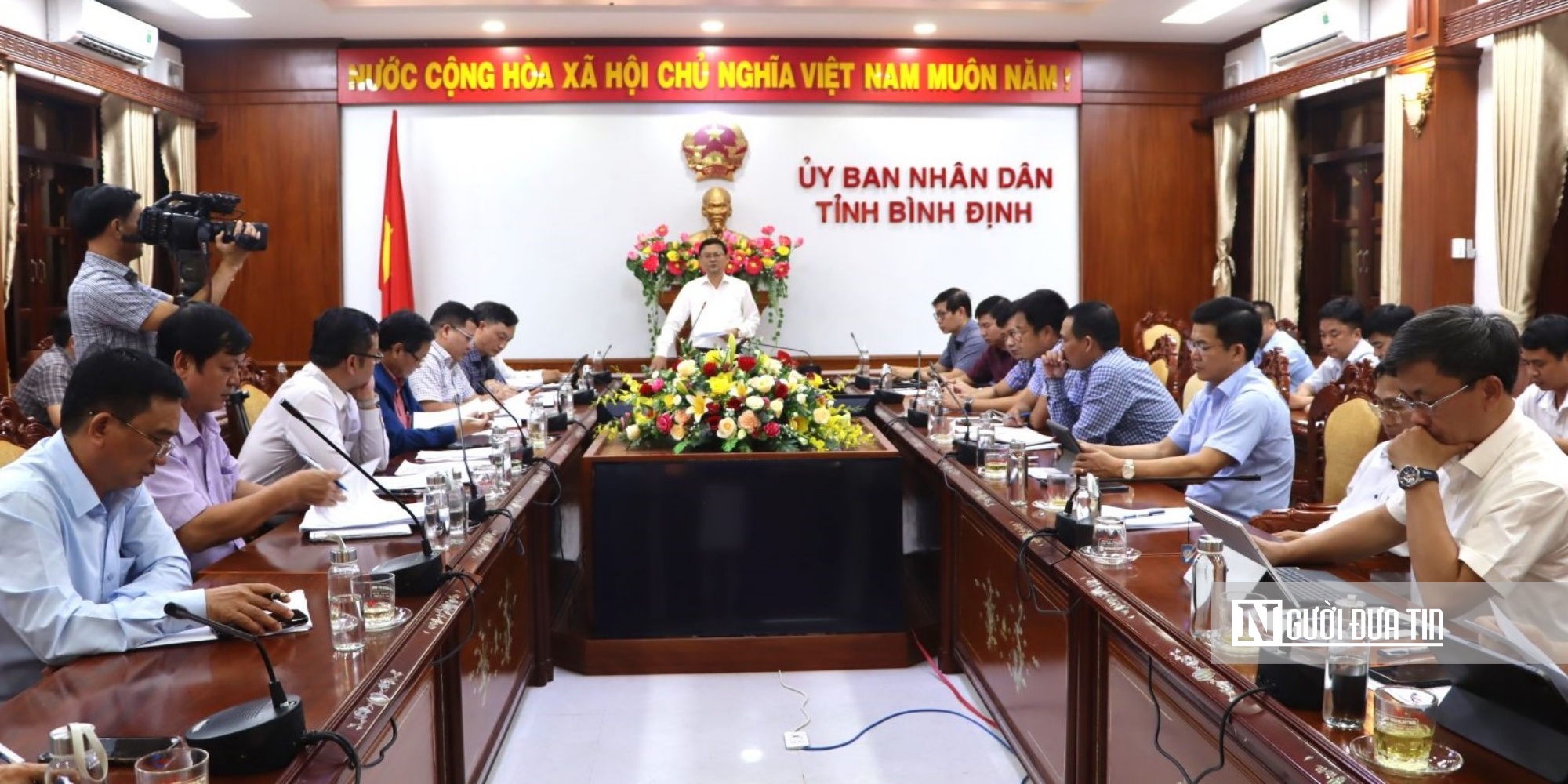 Tỉnh Bình Định liên tục tổ chức các họp, kiểm tra tháo gỡ khó khăn, vướng mắc trong công tác GPMB cao tốc. Ảnh: Quỳnh Lê Tỉnh Bình Định liên tục tổ chức các họp, kiểm tra tháo gỡ khó khăn, vướng mắc trong công tác GPMB cao tốc. Ảnh: Quỳnh Lê