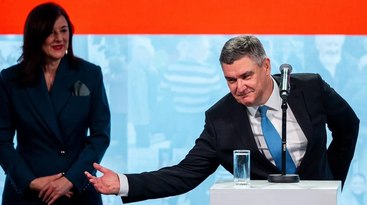 Tổng thống Croatia Zoran Milanovic tái đắc cử bằng chiến thắng áp đảo- Ảnh 1.