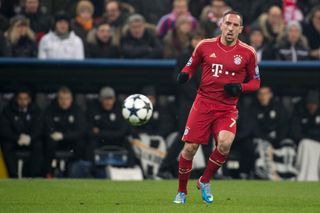 Franck Ribery chơi cho Bayern Munich năm 2013