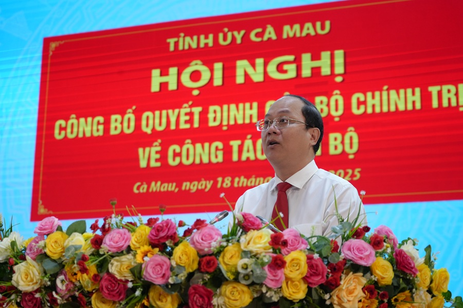 Ông Nguyễn Hồ Hải làm Bí thư Tỉnh ủy Cà Mau- Ảnh 1.