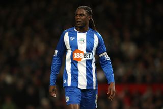 Mario Melchiot chơi cho Wigan Athletic, 2009