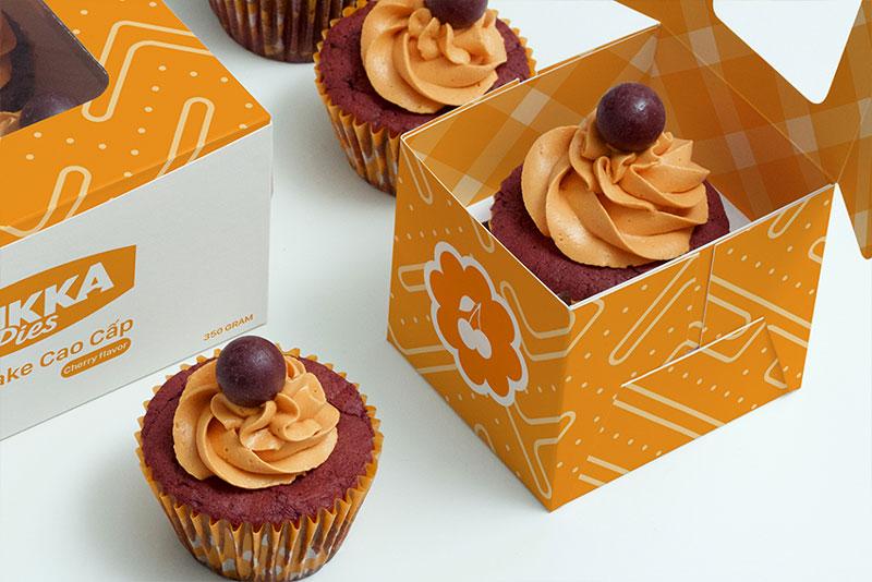 Cách làm hộp giấy đựng bánh cupcake đơn giản- Ảnh 1.