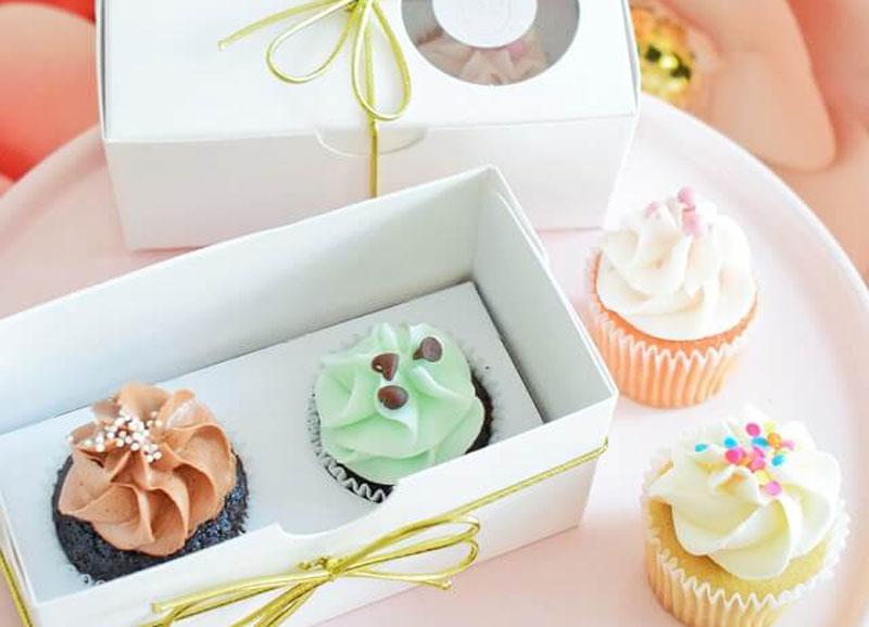 Cách làm hộp giấy đựng bánh cupcake đơn giản- Ảnh 4.