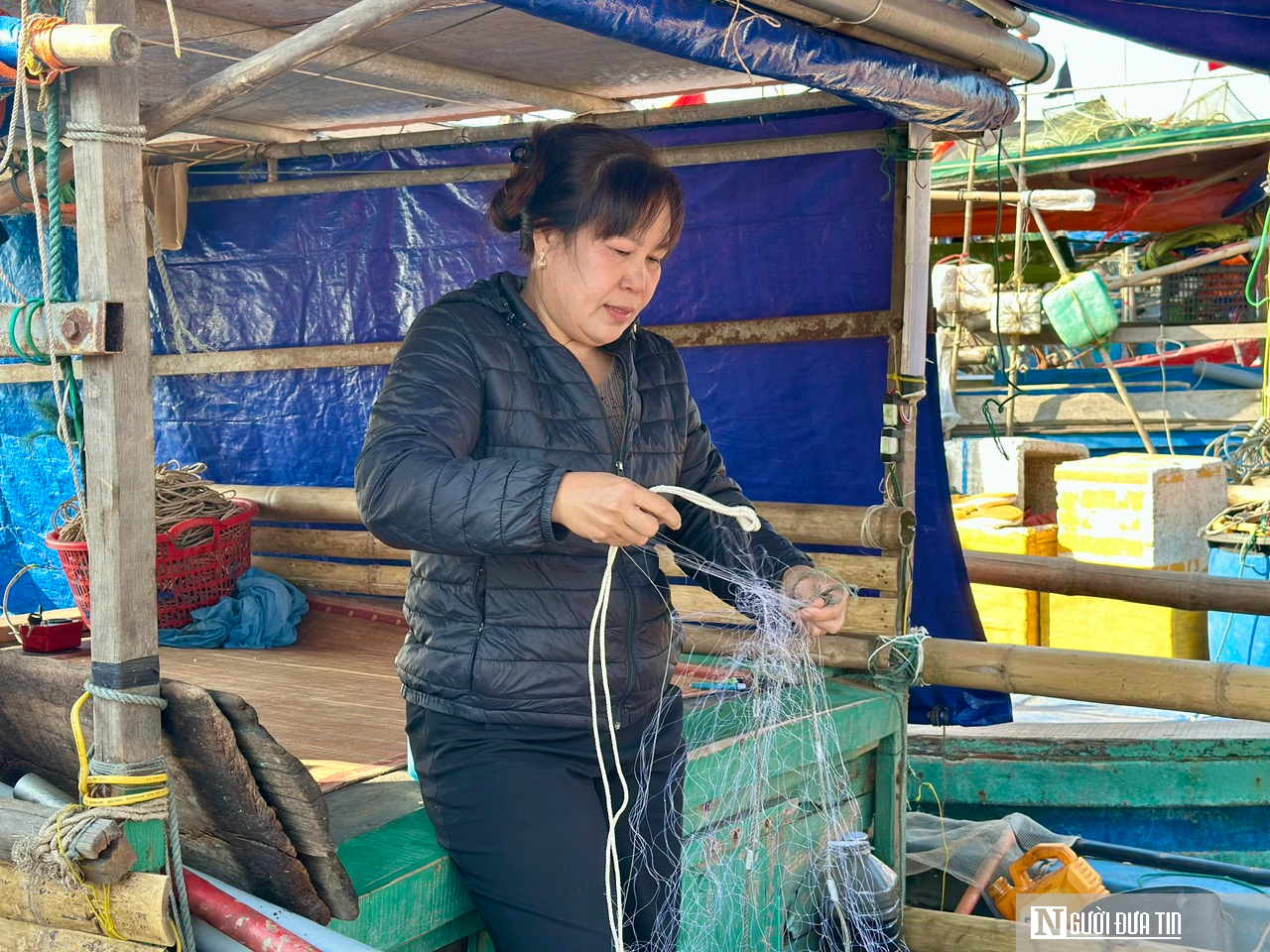 Hà Tĩnh: Ngư dân bám biển ra khơi ngày cận Tết- Ảnh 1.