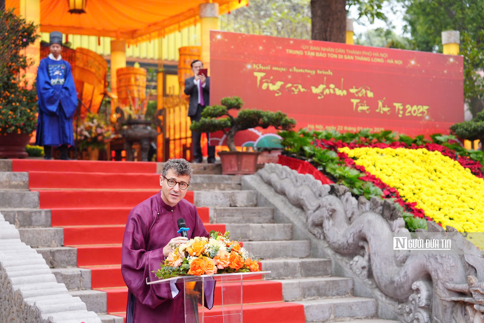 Tái hiện nghi lễ “Tống cựu nghinh tân” tại Khu di sản Hoàng thành Thăng Long- Ảnh 5.