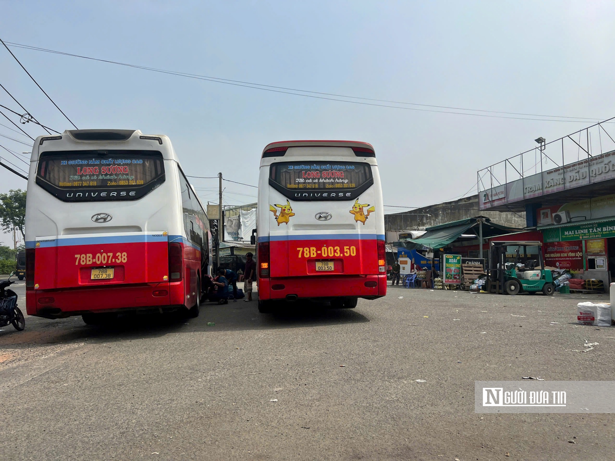 Vận tải hành khách dịp Tết: Biến cây xăng thành "bến cóc"- Ảnh 2.