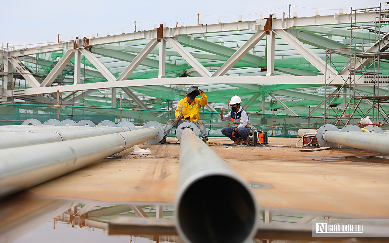 Hàng ngàn công nhân và máy móc tăng tốc thi công sân bay Long Thành những ngày đầu năm- Ảnh 8.