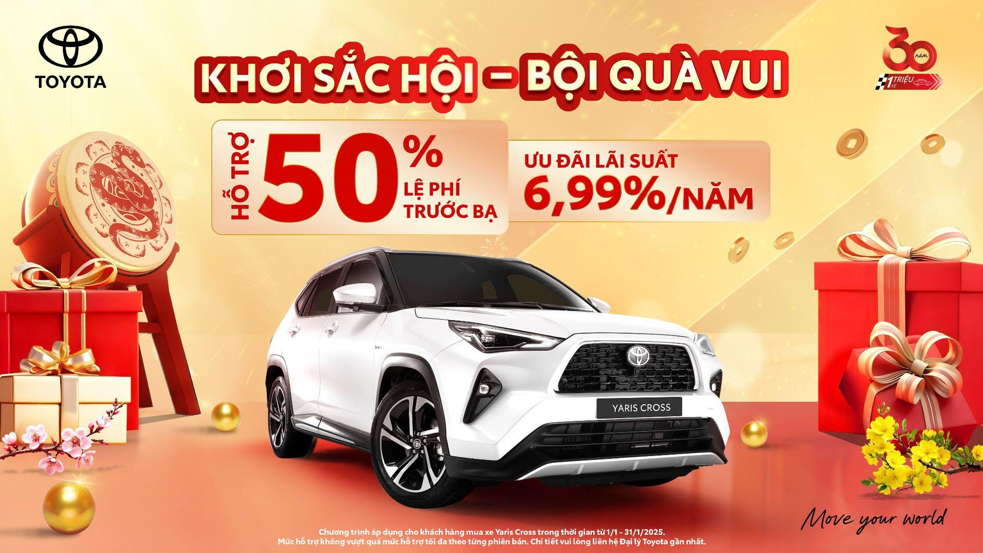 Toyota tung loạt ưu đãi lớn, hướng tới kỷ niệm 30 năm tại Việt Nam- Ảnh 1.