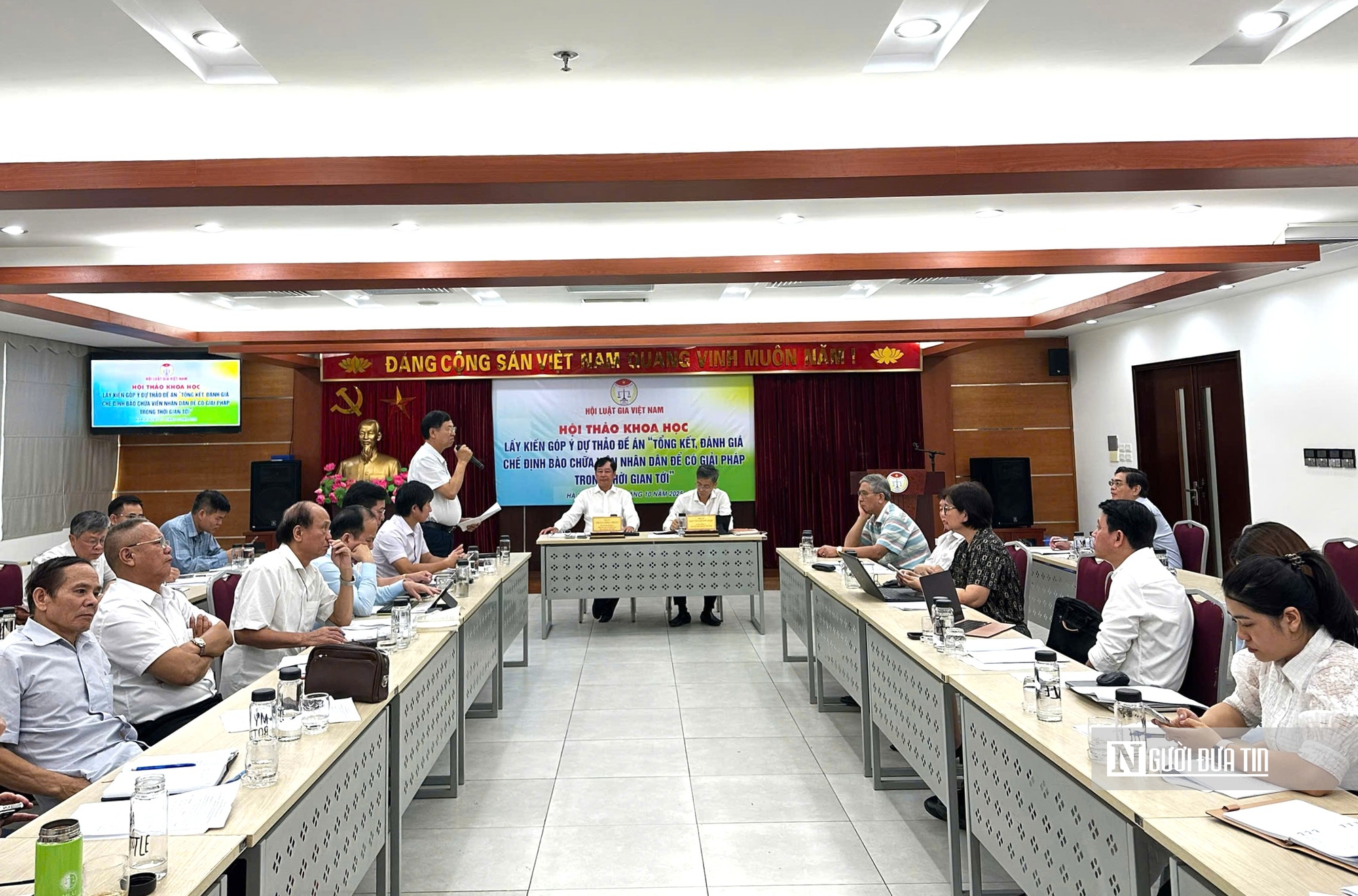Hội Luật gia Việt Nam tổ chức Hội thảo khoa học về chế định bào chữa viên nhân dân- Ảnh 6.