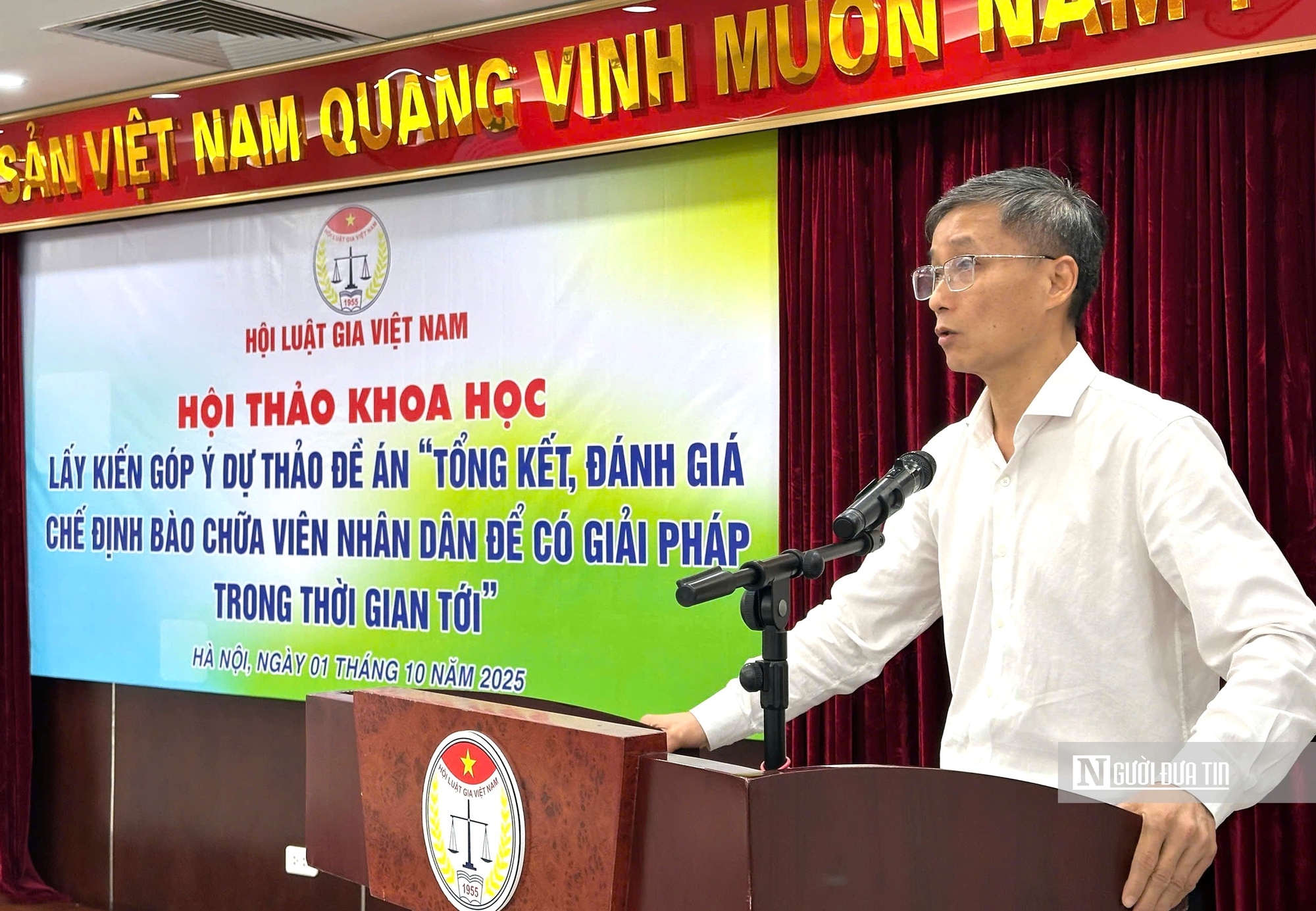 Hội Luật gia Việt Nam tổ chức Hội thảo khoa học về chế định bào chữa viên nhân dân- Ảnh 7.