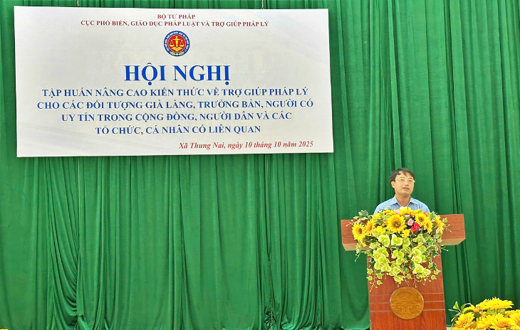 Tăng cường tập huấn trợ giúp pháp lý cho già làng, trưởng bản tại Phú Thọ- Ảnh 1.