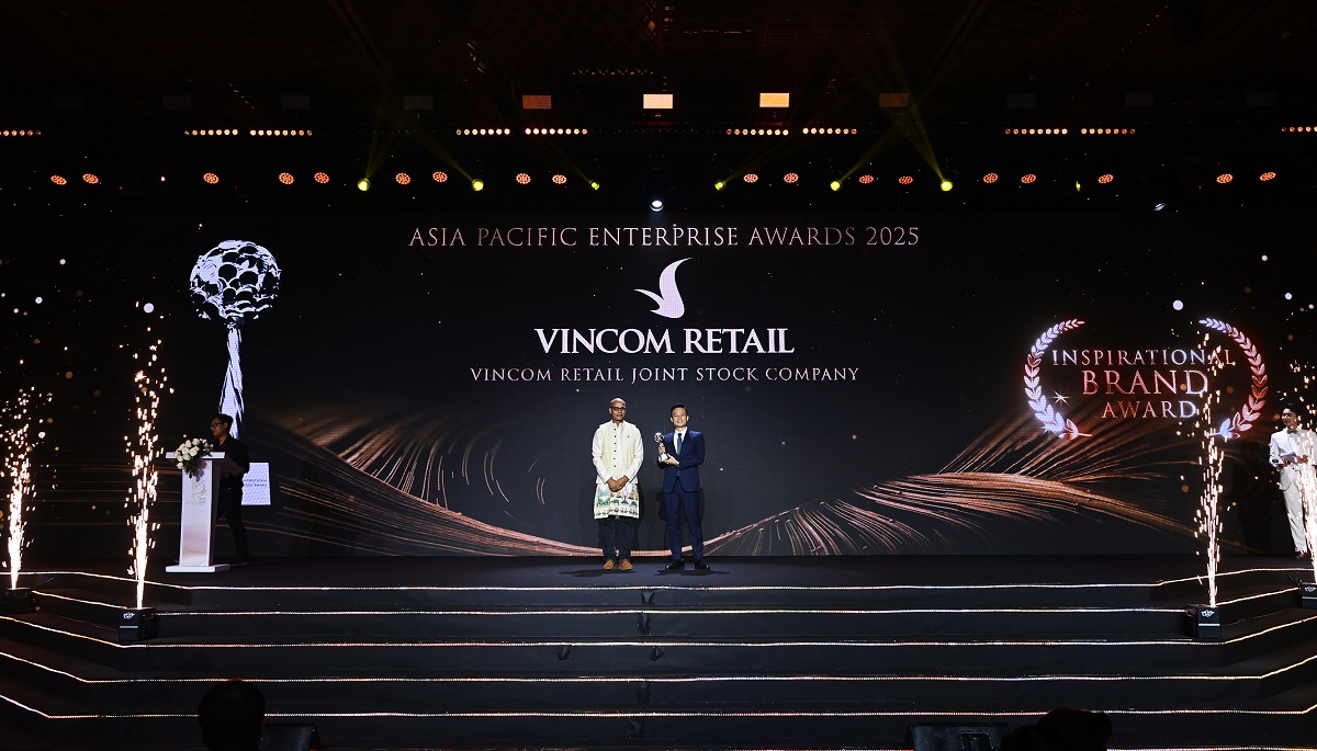 Vincom Retail - Biểu tượng bất động sản bán lẻ Việt chinh phục giải thưởng “Thương hiệu Truyền cảm hứng châu Á 2025” - Ảnh 1.